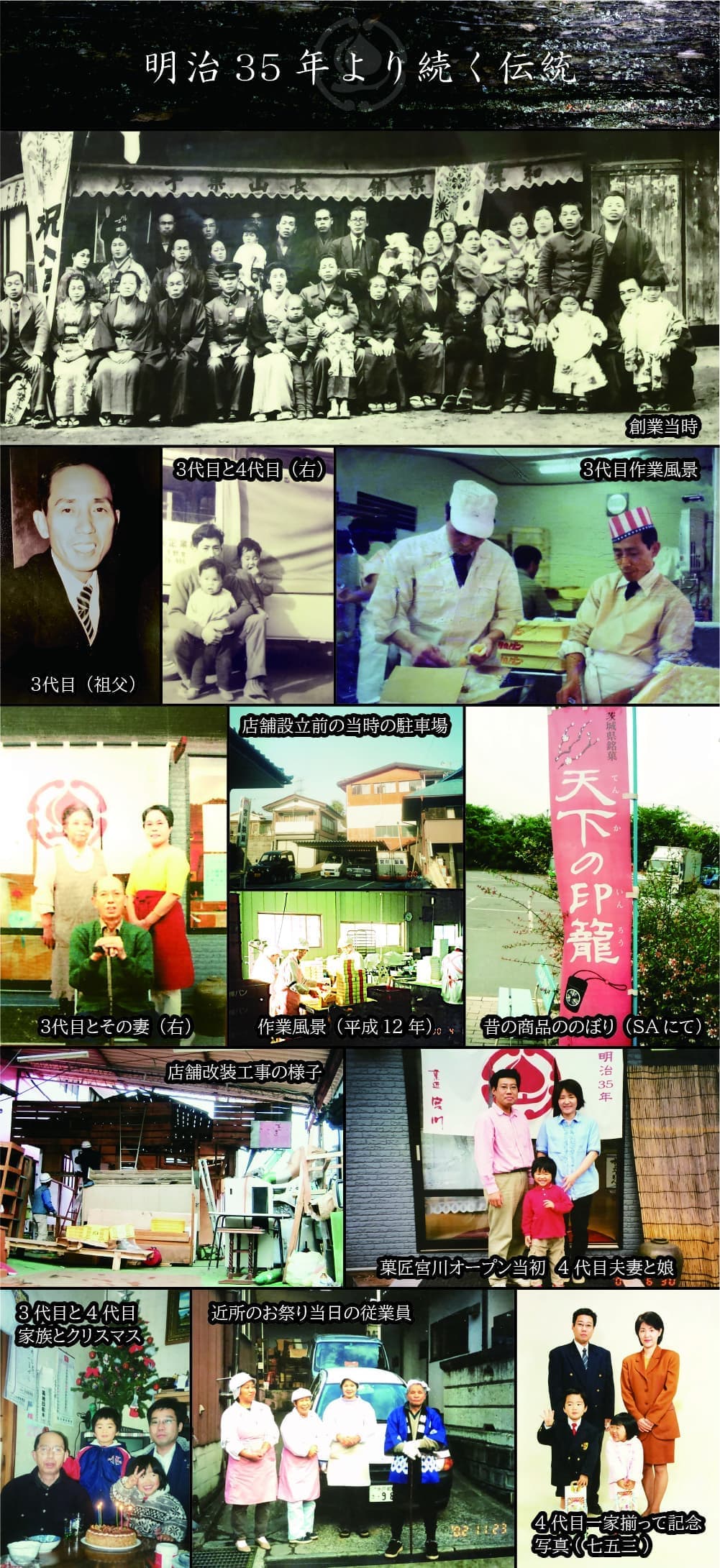 宮川製菓の歴史 大子町